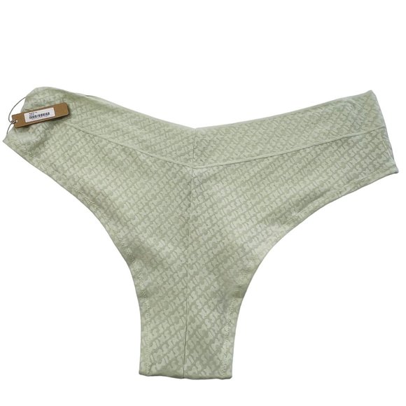 SKIMS Logo Mesh Boy Short Bone Olive Womens 3X - Picture 4 of 12